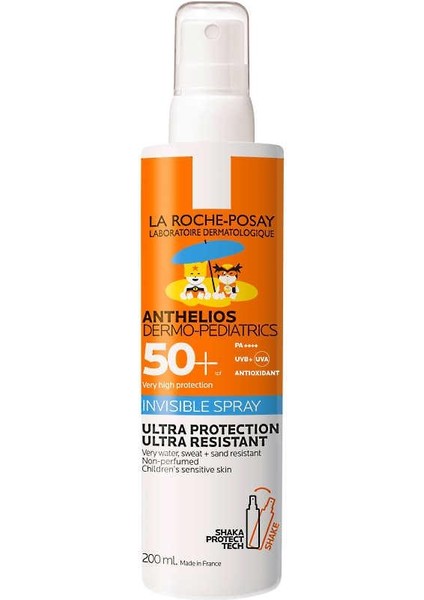 La Roche-Posay Anthelios Dermo Pediatrics Invisible Sprey SPF50+ 200 ml