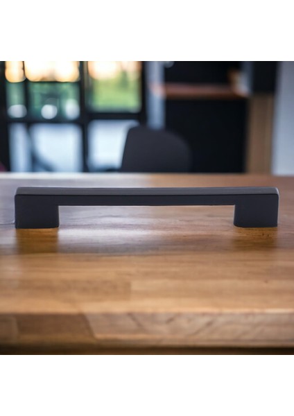 Mobilya Mutfak Dolabı Çekmece Dolap Kulpları Kapak Kulpu Kulbu Siyah 160 mm Plastik Kulp