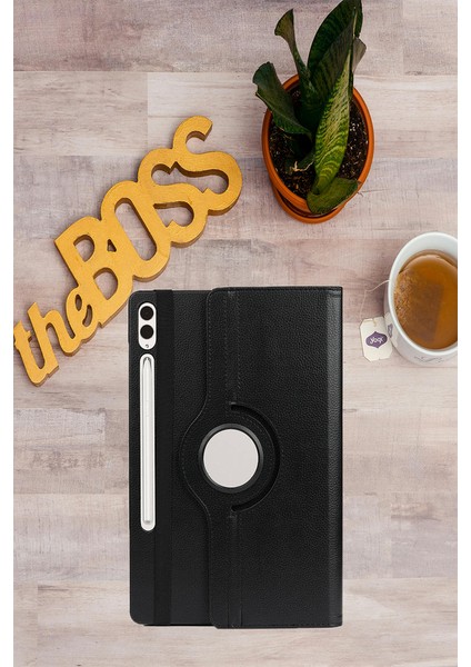 Galaxy Tab S9 Fe Plus 12,4 Inç Uyumlu Fuchsia 360 Dönebilen Kalemlikli Standlı Kılıf indirimleri