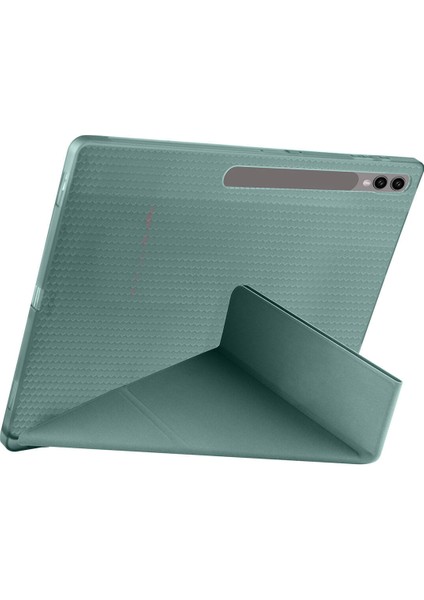 Samsung Galaxy Tab S9 Ultra 2023 Yatay ve Dikey Standlı Antişok Köşe Korumalı Kalemlikli Origami Slikon Kılıf Sm- X910 X916 X918 indirimleri