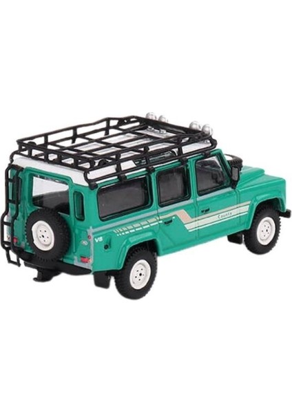 590 Land Rover Defender 110 1985 County Station Wagon Trident Green Model Araba