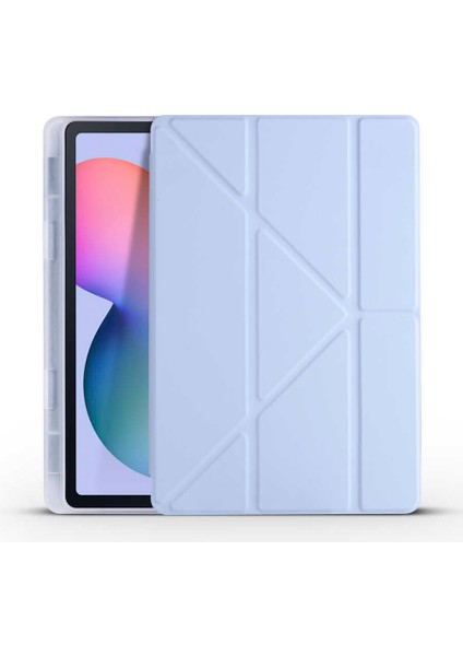 Samsung Galaxy Tab S6 Lite Yatay ve Dikey Standlı Antişok Köşe Korumalı Kalemlikli Origami Slikon Kılıf ve Ekran Koruyucu P610 fiyatları