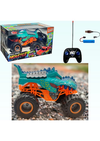 Oyuncak Uzaktan Kumandalı Full Fonksiyon Şarjlı Monster Canavar Araba (2 Farklı Model) fırsatları