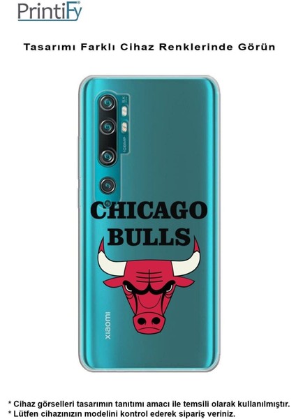 Xiaomi Mi 12 Uyumlu Kamera Korumalı Kapak Chicago Bulls Tasarımlı Şeffaf Silikon Kılıf indirimleri