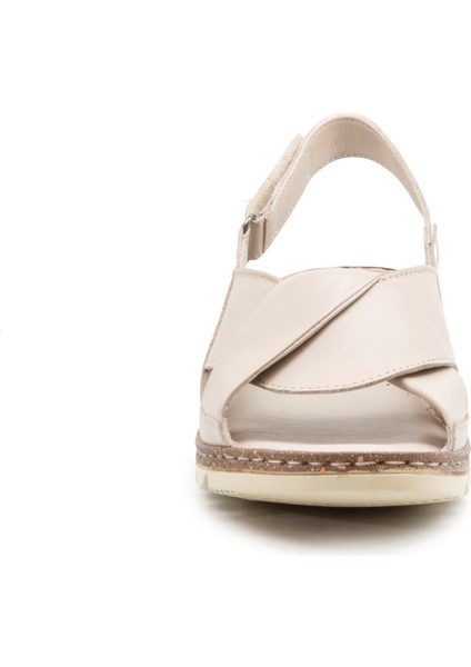 Mrn 018 Vizon Kadın Comfort Sandalet Terlik Sandalet fırsatları