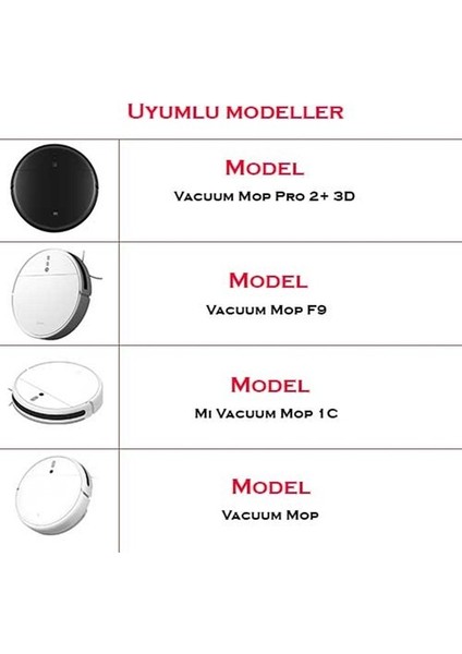 Xiaomi Vacuum Mop 2 (STYTJ03ZHM) Uyumlu 2li Mop Fiber Bezi fiyatları