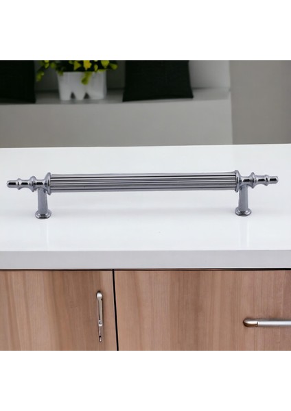 Mobilya Mutfak Dolabı Çekmece Dolap Kulpları Kapak Kulpu Kulbu Krom Renk 128 mm Metal Kulp fırsatları