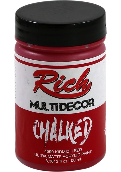 Multidecor Chalked 6 Renk Set 4ADET 250CC+4ADET 100CC + 10 Numara Zemin Fırça fırsatları