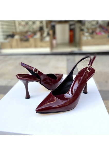 Tekno Trust Rugan Bordo Rugan 9 cm Topuklu Ayakkabı 0760 Ince Topuklu Düz Evet Suni Deri Bordo Suni Deri Neolit fiyatları