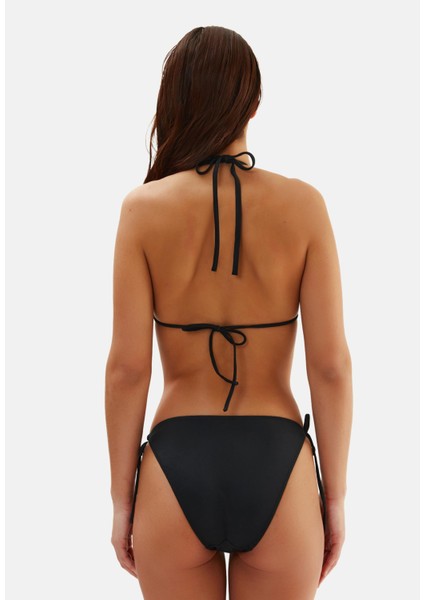 Yeni Sezon Zincir Detaylı Üçgen Bikini Takım Siyah 2015ESBK modelleri