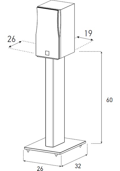 Sp 701 Blk (Siyah) Hoparlör Standı Ayağı