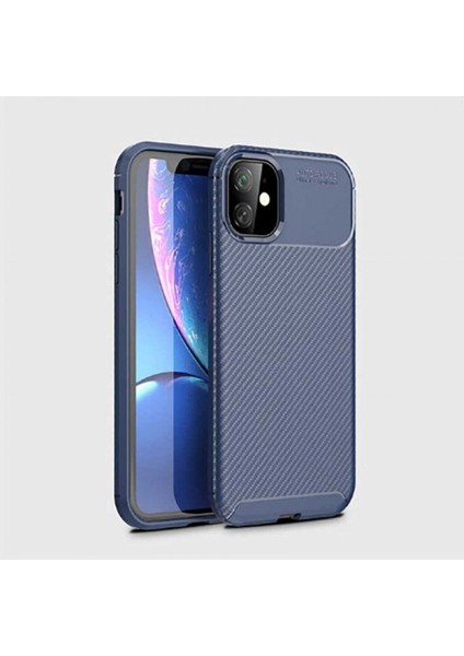 Apple iPhone X/xs Uyumlu Karbon Fiber Desenli Silikon Koruyucu Kılıf