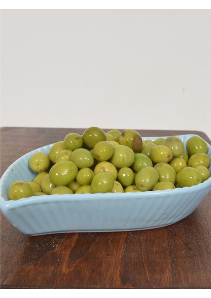 Halhali Yeşil Zeytin Tatlandırılmış (1 Kg.)