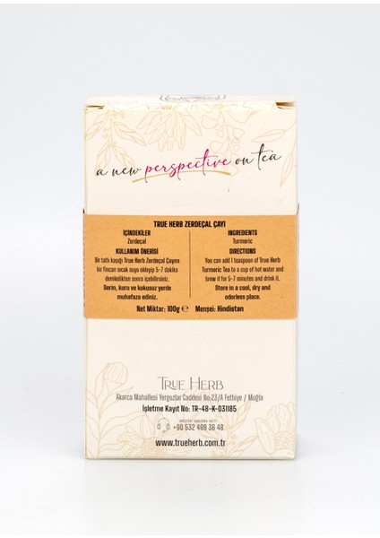 Zerdeçal Bitki Çayı 100 gr modelleri