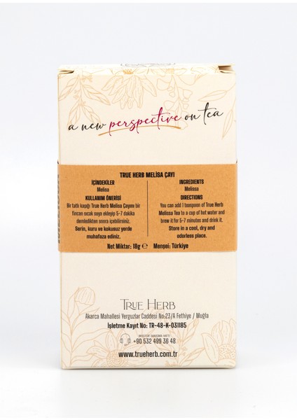 Melisa Bitki Çayı 18 gr fiyatları