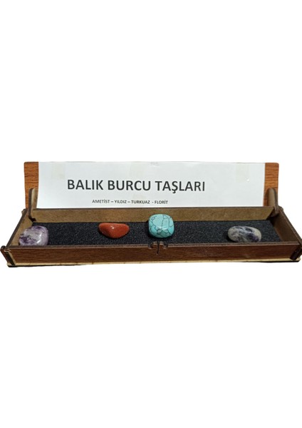 Balık Burcu Taşları Ametist – Yıldız – Turkuaz - Florit