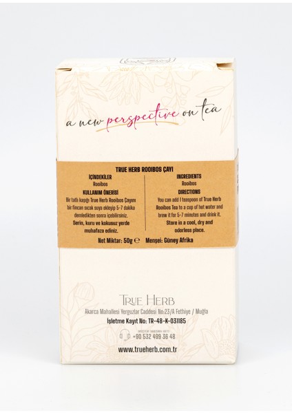 Rooibos (Kırmızı Çay) Bitki Çayı 50 gr modelleri