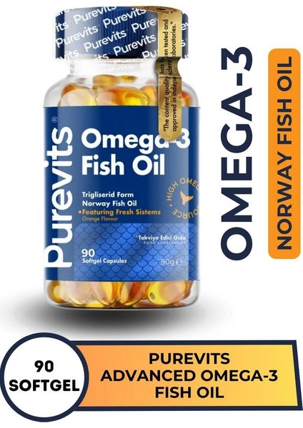 Advanced Omega-3 Fish Oil 90 Softgel