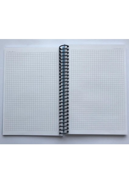 Note Case Kareli Defter, Spiralli, Sert Kapaklı, 120 Yaprak, 16 x 23 cm
