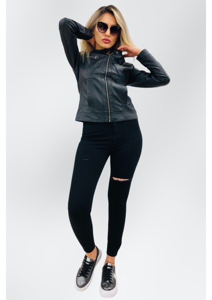 Kadın Suni Deri Ceket 15081400 fiyatları