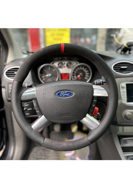 Ford Focus 2.5 Araca Özel Direksiyon Kılıfı (Derisi Sökülüp Yapılması Gerekiyor)