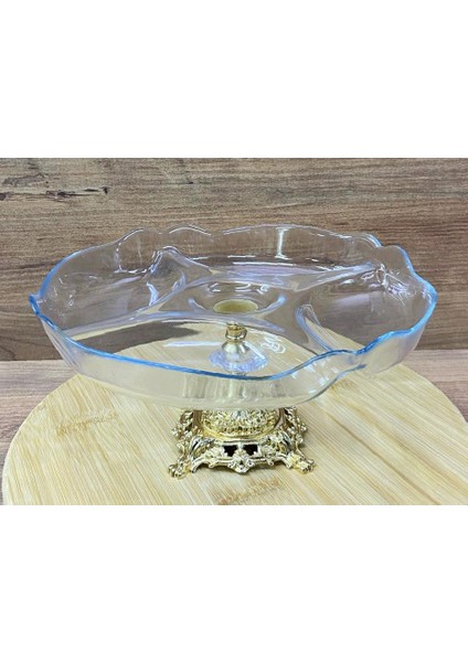 Gold Ayaklı Çerezlik Kahvaltılık Sunumluk