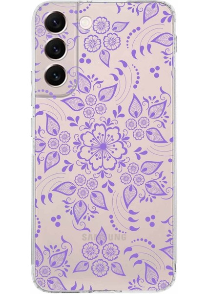 Samsung Galaxy S23 Plus Kamera Korumalı Kapak Nostalji Desen Tasarımlı Şeffaf Süper Silikon Kılıf