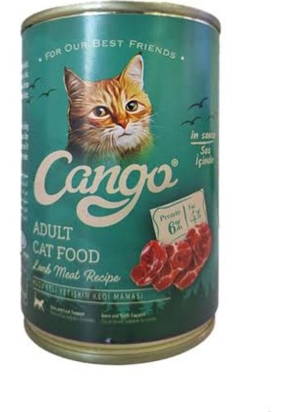 Cango Yetişkin Yaş Kedi Maması Etli 415GR