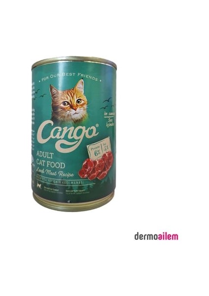 Cango Yetişkin Yaş Kedi Maması Etli 415GR