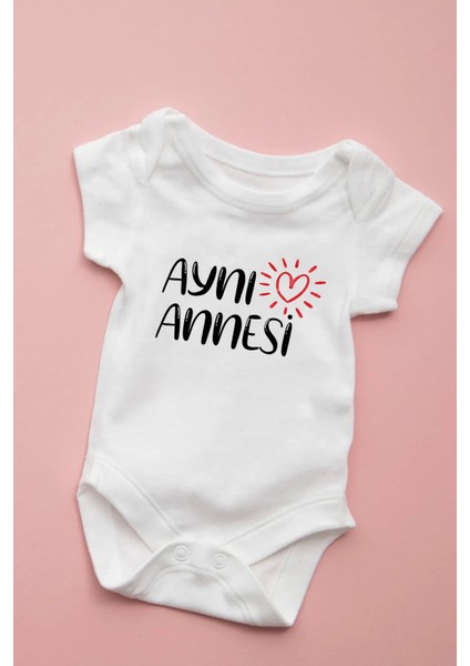 Kite Baby-Aynı Annesi-Bebek Zıbın Body Çıtçıtlı