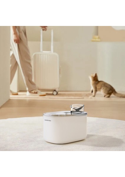 WF007L Otomatik Kedi Su Sebili, 3.5lt Geniş Hazne, Bpa Içermez, Metal Üst Tabla, Ultra Sessiz fiyatları