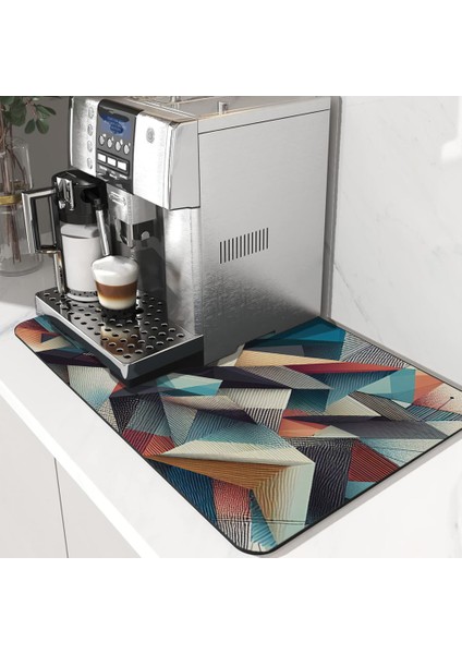 Kahve Makinesi Matı Su Geçirmez Kaymaz Yıkanabilir Çaycı, Çay Espresso Makinesi Pad 35X45CM 27240103