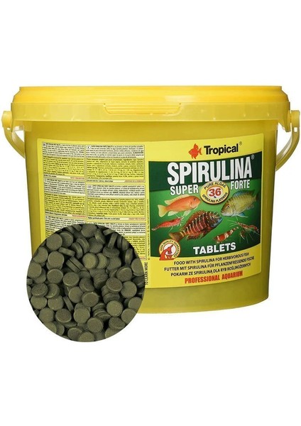 Spirulina Super Forte 50AD. 23GR Tablets % 36 Poşette Gönderilir Skt: 01/2027