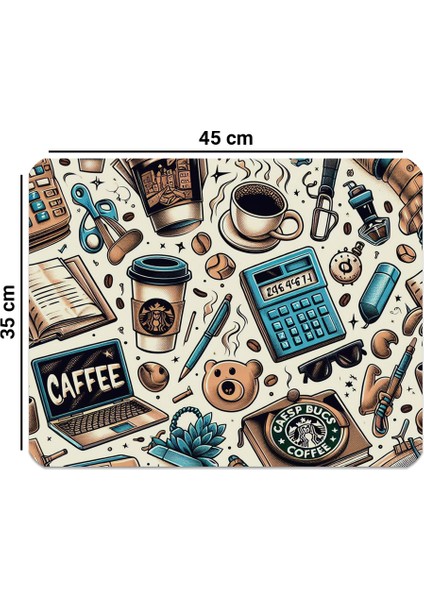 Kahve Makinesi Matı Su Geçirmez Kaymaz Yıkanabilir Çaycı, Çay Espresso Makinesi Pad 35X45CM 27240108