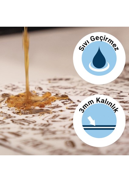 Kahve Makinesi Matı Su Geçirmez Kaymaz Yıkanabilir Çaycı, Çay Espresso Makinesi Pad 35X45CM 27240108