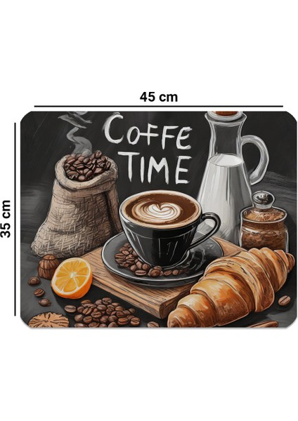 Kahve Makinesi Matı Su Geçirmez Kaymaz Yıkanabilir Çaycı, Çay Espresso Makinesi Pad 35X45CM 27240107