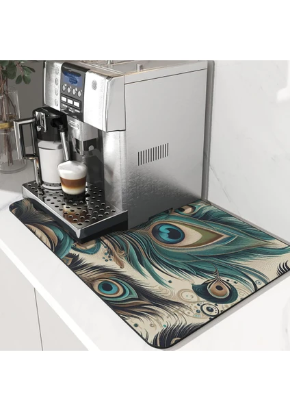 Valerine Life Kahve Makinesi Matı Su Geçirmez Kaymaz Yıkanabilir Çaycı, Çay Espresso Makinesi Pad 35X45CM 27240106