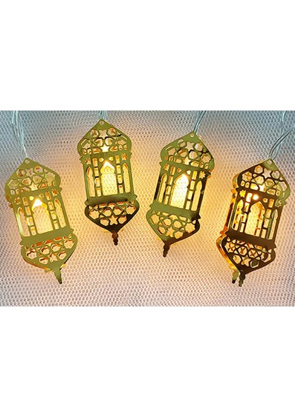 Dekor Ramazan Süsleme Işığı Gün Işığı Sarı Yaldız