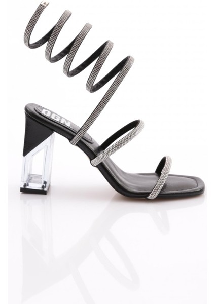 2024 Kadın Ipli Bileği Saran Topuklu Abiye Ayakkabı