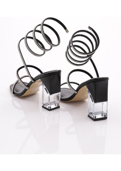 2024 Kadın Ipli Bileği Saran Topuklu Abiye Ayakkabı modelleri