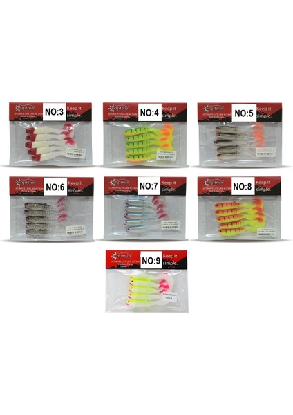 3571 Taifun Soft 10CM 4.8gr Silikon Suni Yem 5'li Paket