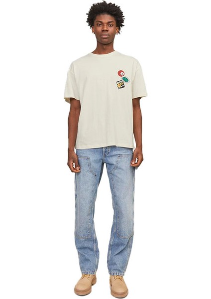 Jordecal Tee Ss Crew Neck Tg Ln