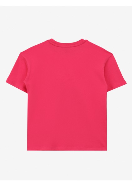 Baskılı Fuşya Kadın T-Shirt D4SG-TST3093 fiyatları
