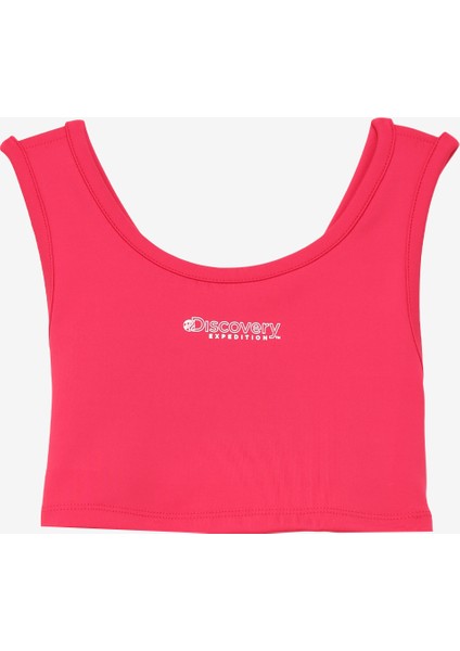 Baskılı Fuşya Kadın Atlet D4SG-BRA3091