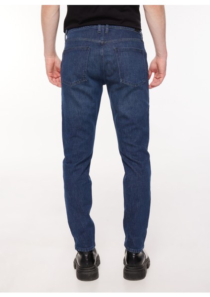 Normal Bel Slim Tapered Siyah Erkek Denim Pantolon DT10365_TIM Slim Tapered Fit Normal