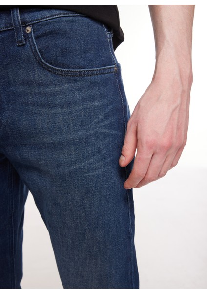 Normal Bel Slim Tapered Siyah Erkek Denim Pantolon DT10365_TIM Slim Tapered Fit Normal fırsatları