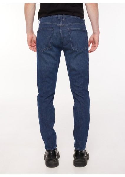 Normal Bel Slim Tapered Siyah Erkek Denim Pantolon DT10365_TIM Slim Tapered Fit Normal indirimleri