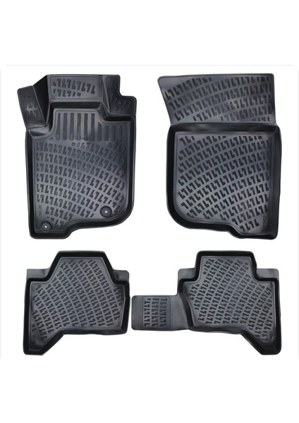 Mitsubishi L200 2019 Sonrası Havuzlu Paspas Blizzard-Tornado-Storm