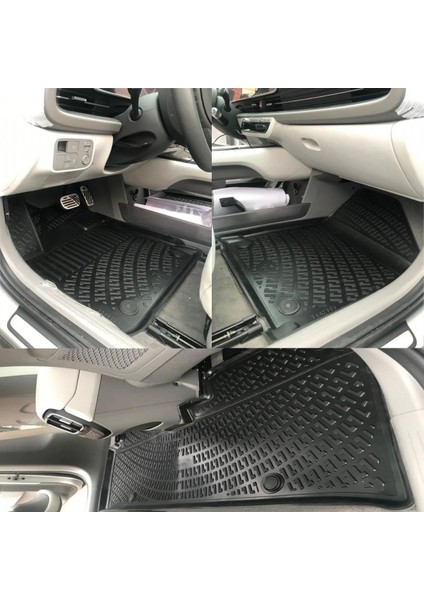 Hyundai Ioniq 6 2022+ Rizline 3D Havuzlu Paspas