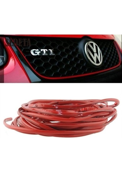 6 mm Jant Panjur Vb Çevresine Sportif Kırmızı Şerit 1,5 Metre